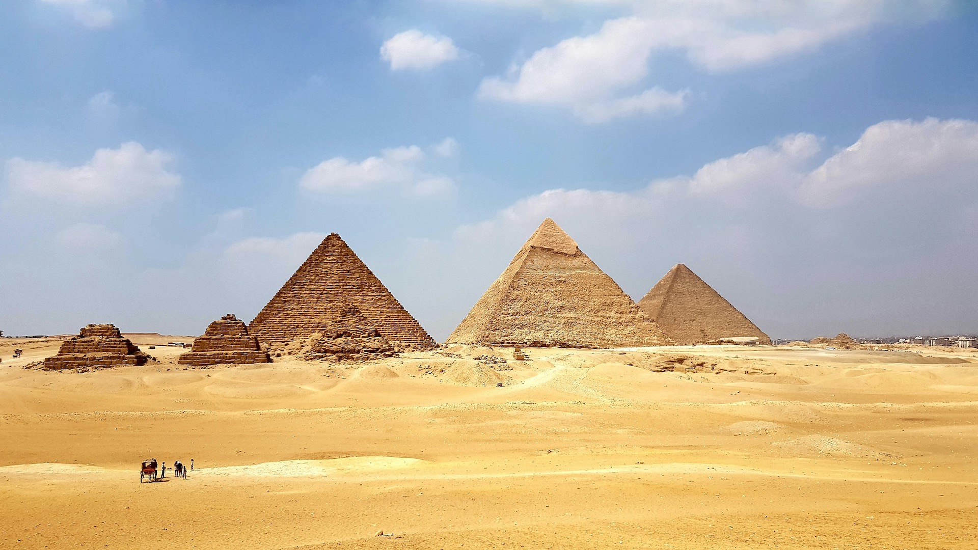 Great Pyramids of Giza and the Nile