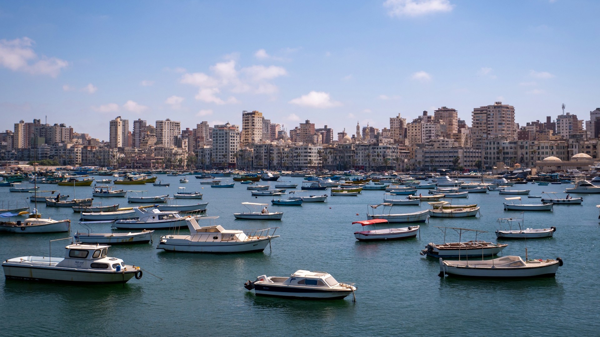 Alexandria's Mediterranean Corniche